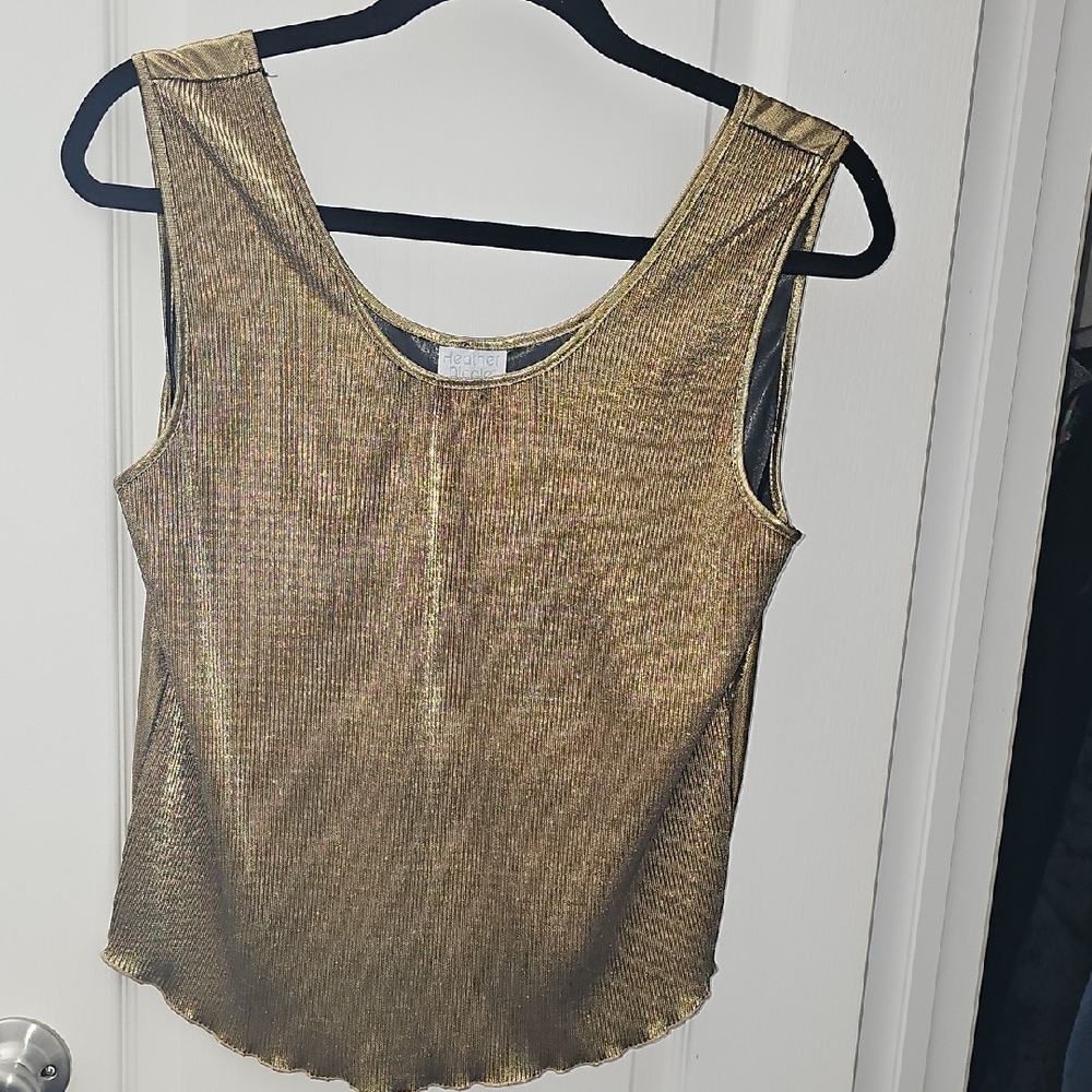 Elegant Gold Women's Tank Top
